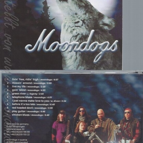 CD--MOONDOGS -1998- -- LIVIN'FREE,RIDIN'HIGH