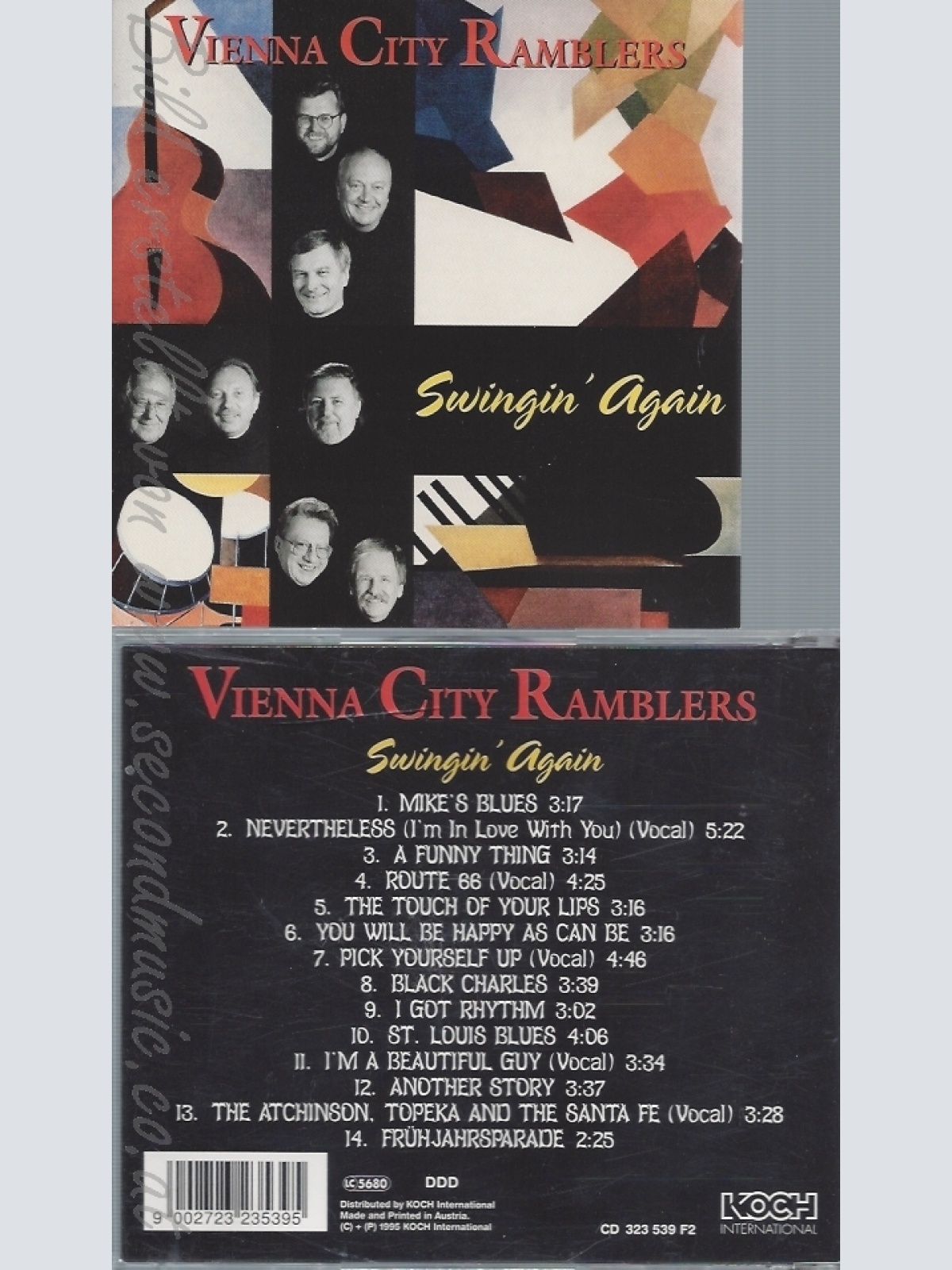 CD--VIENNA CITY RAMBLERS UND VARIOUS -1995- -- SWINGIN' AGAIN