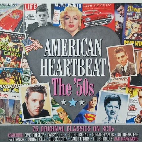 3xCD, Comp Various - American Heartbeat The '50s