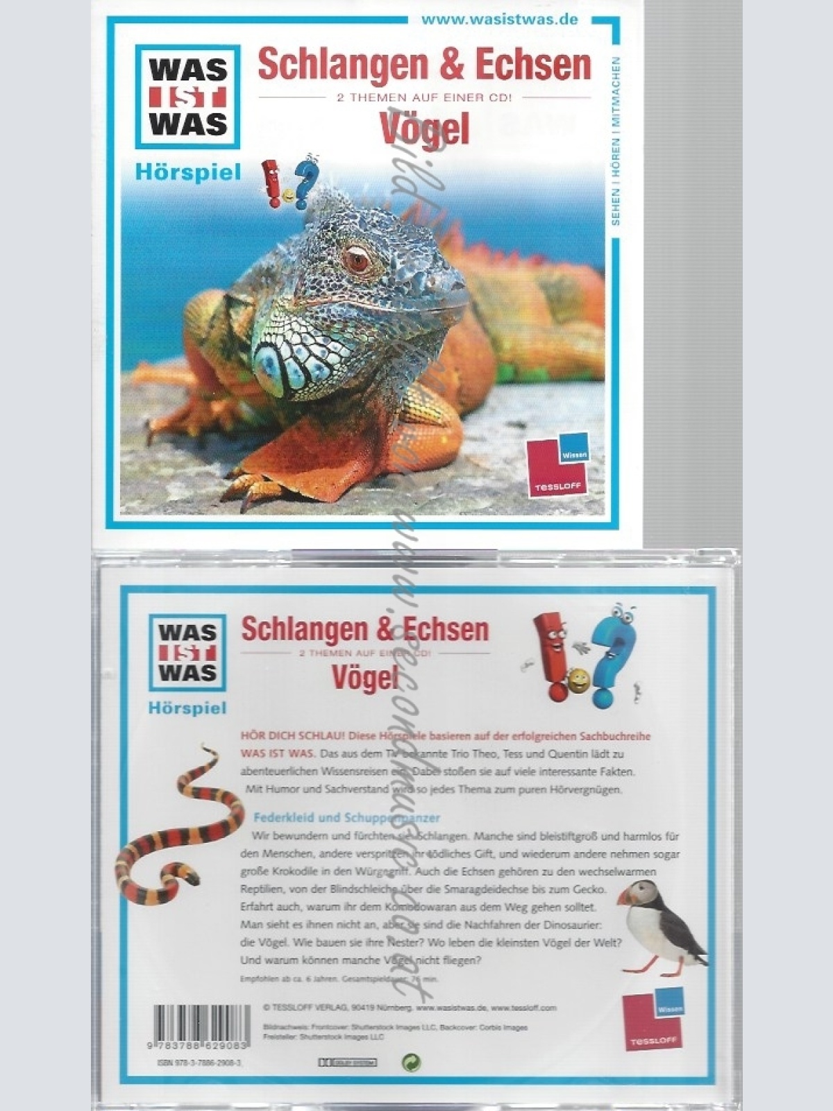 CD--VOEGEL / WAS IST WAS -- -- FOLGE 48: SCHLANGEN UND ECHSEN