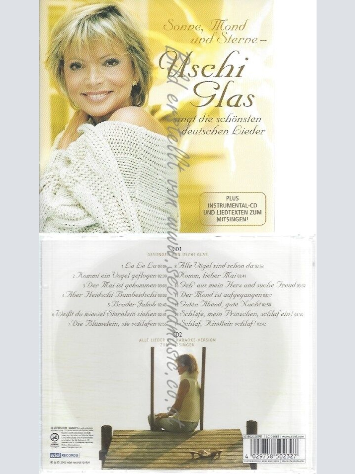 CD--USCHI GLAS -- --2CD -- SONNE, MOND UND STERNE