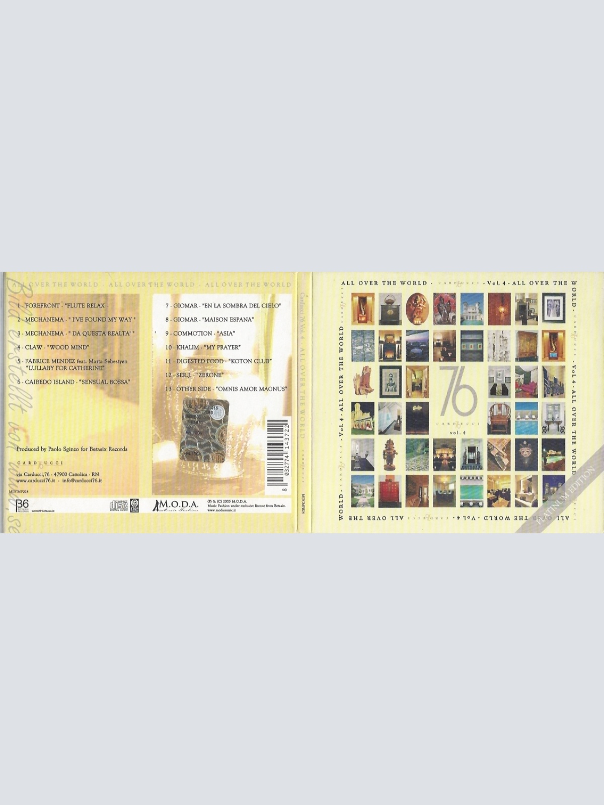 CD--VARIOUS -- -- CARDUCCI '76 VOL.4 -PLATINUM E