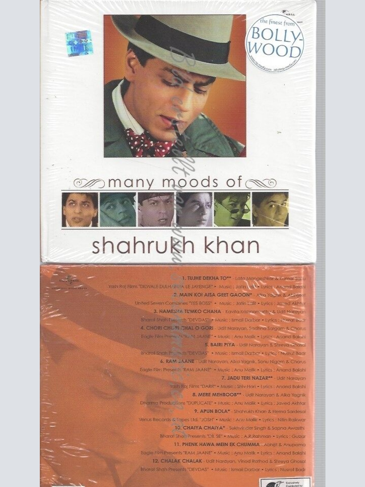 CD--SHAHRUKH KHAN -- --- MANY MOODS OF