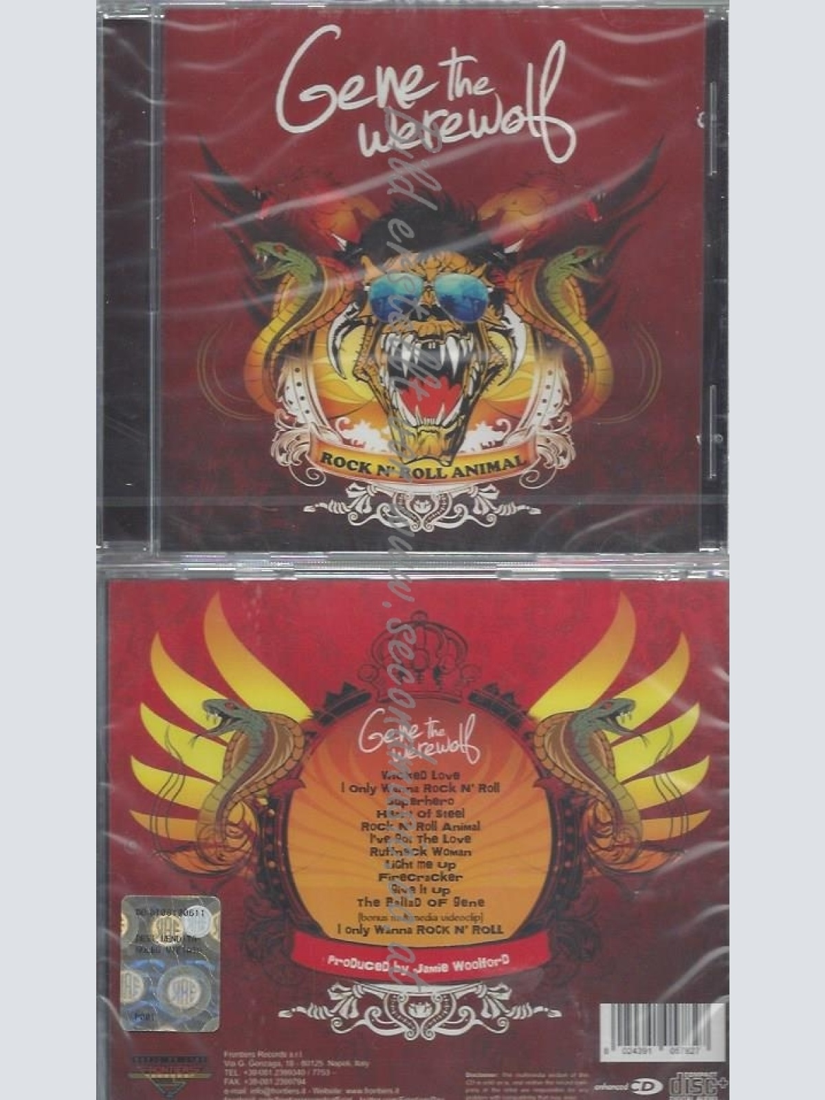 CD--GENE THE WEREWOLF--ROCK'N'ROLL ANIMAL