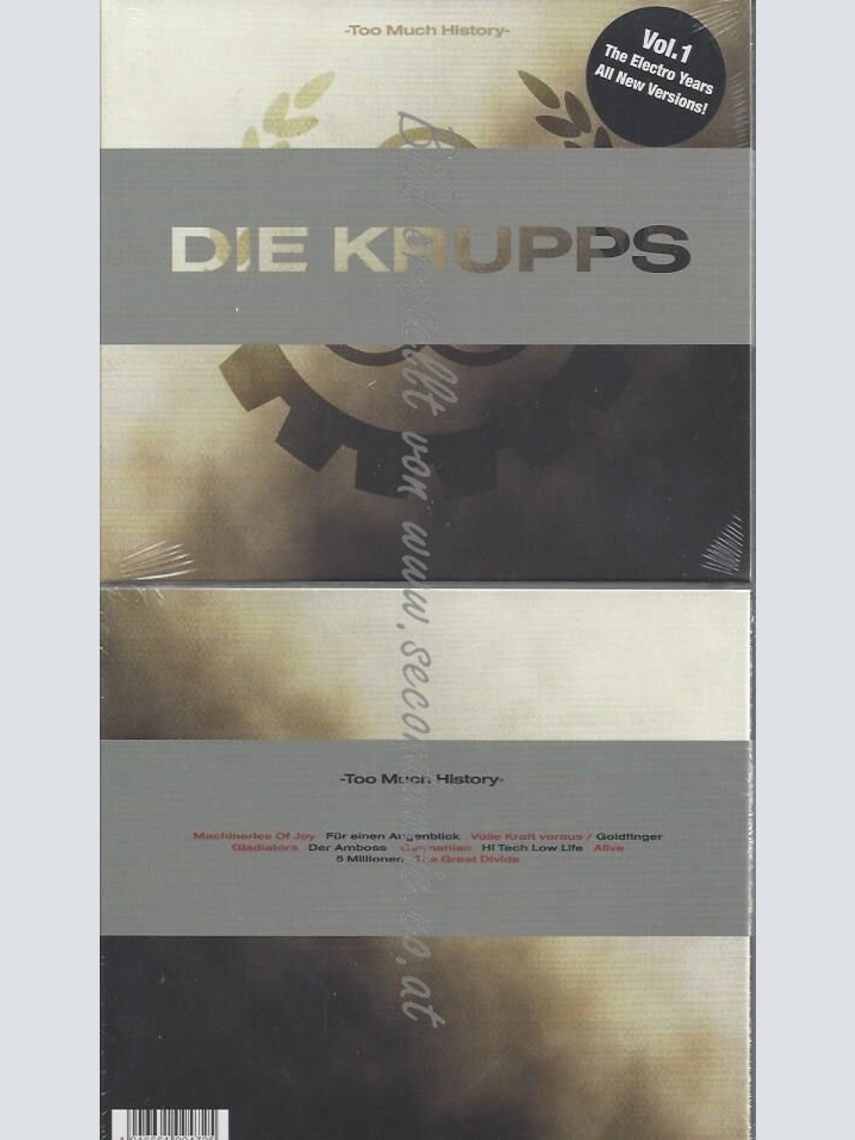 CD--DIE KRUPPS--TOO MUCH HISTORY-VOL. 1 THE ELECTRO YEARS