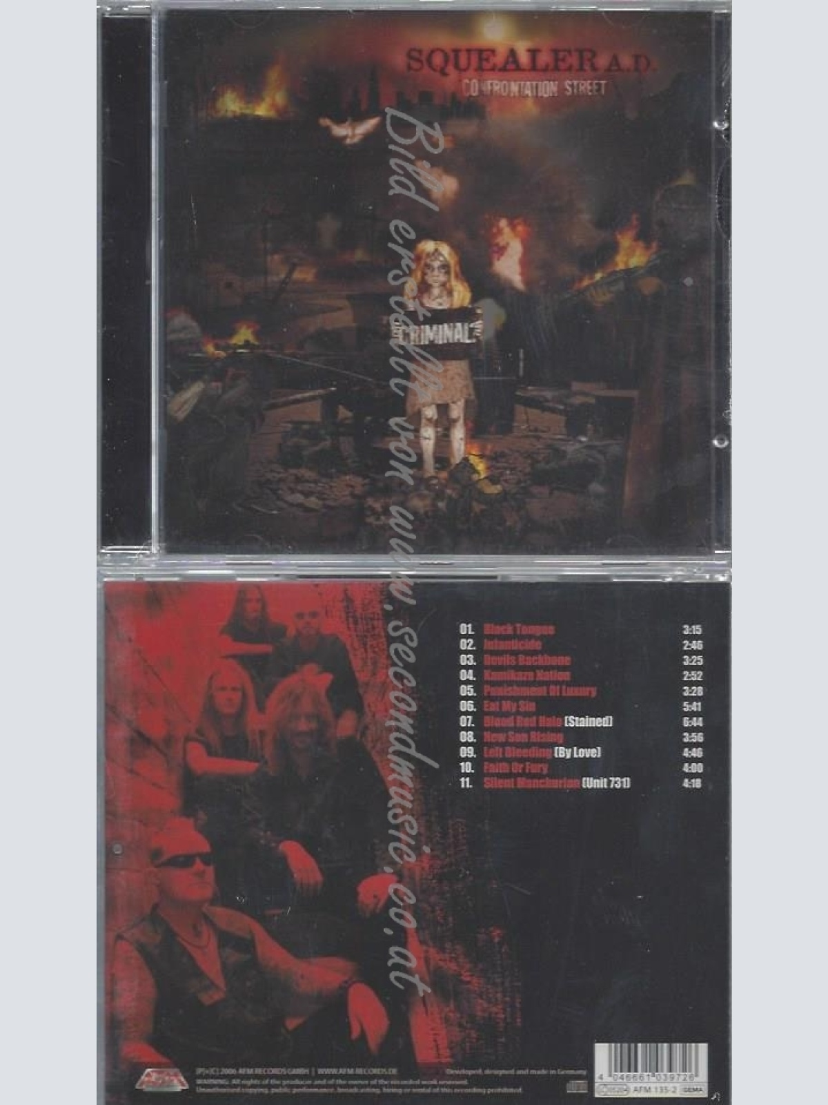 CD--SQUEALER A.D.--CONFRONTATION STREET