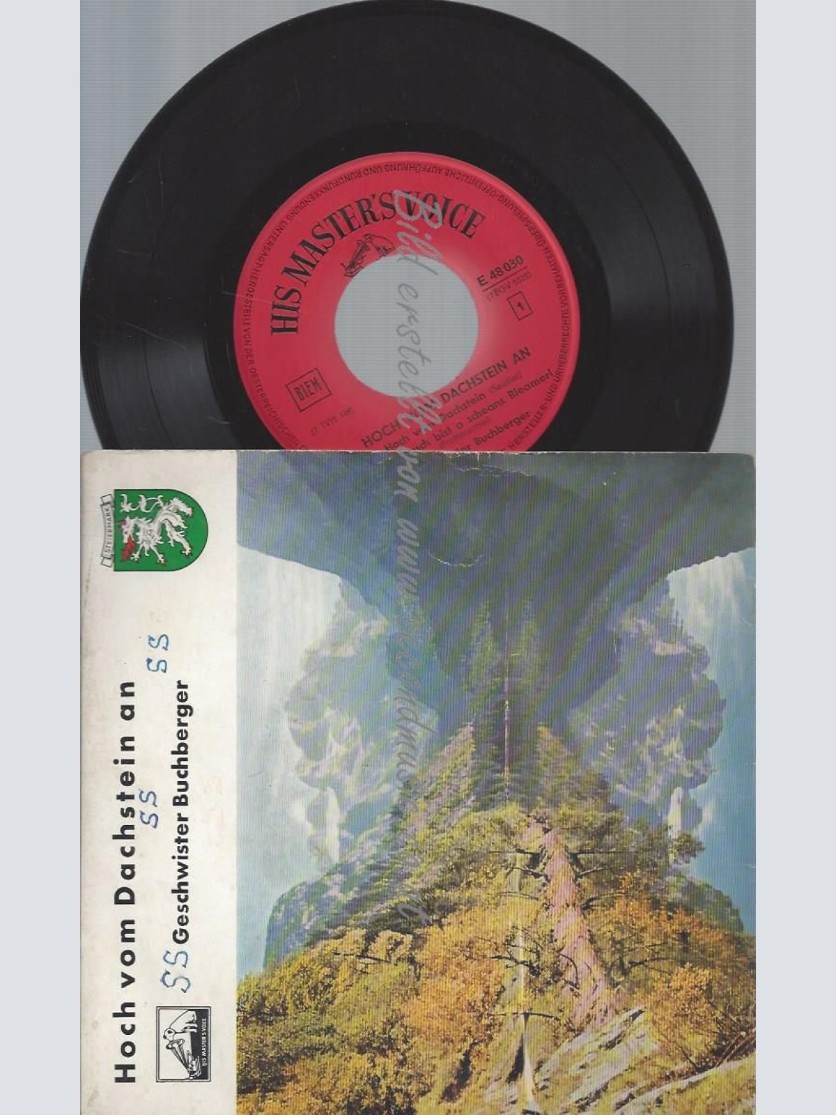 7" EP// GESCHWISTER BUCHBERGER HOCH VOM DACHSTEIN AN