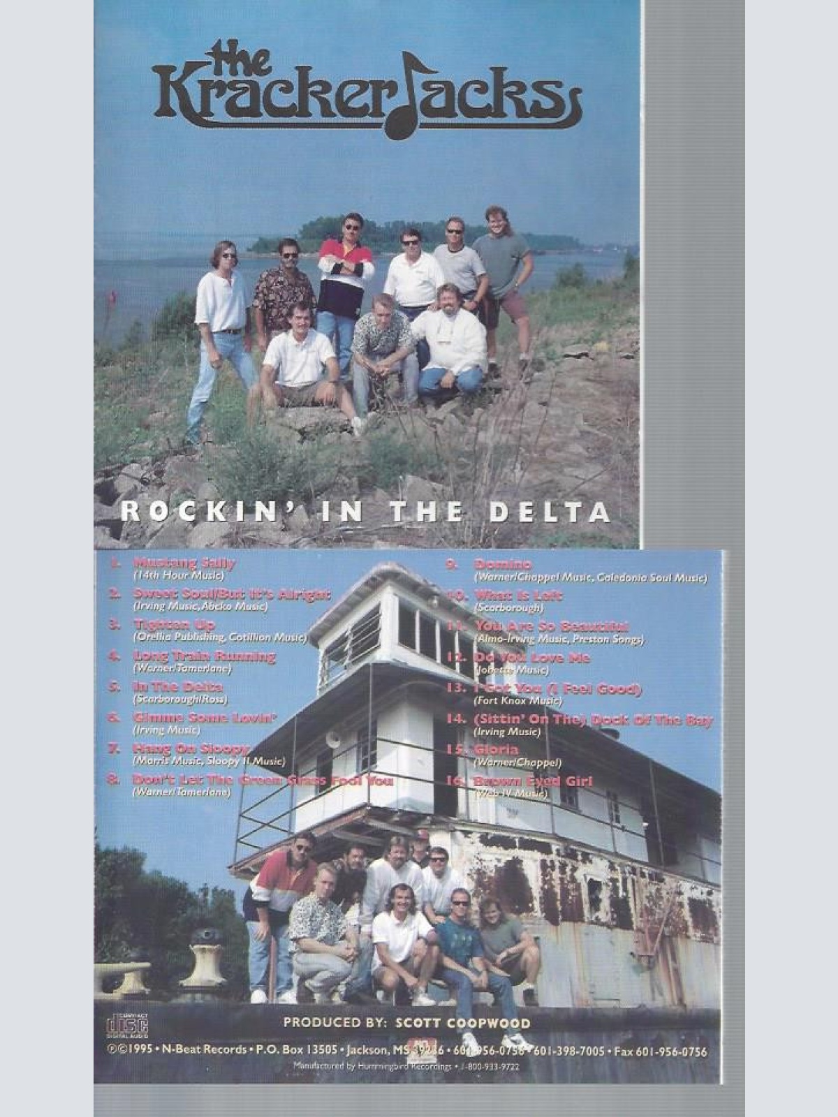 CD--THE KRACKER JACKS ROCKIN IN THE DELTA