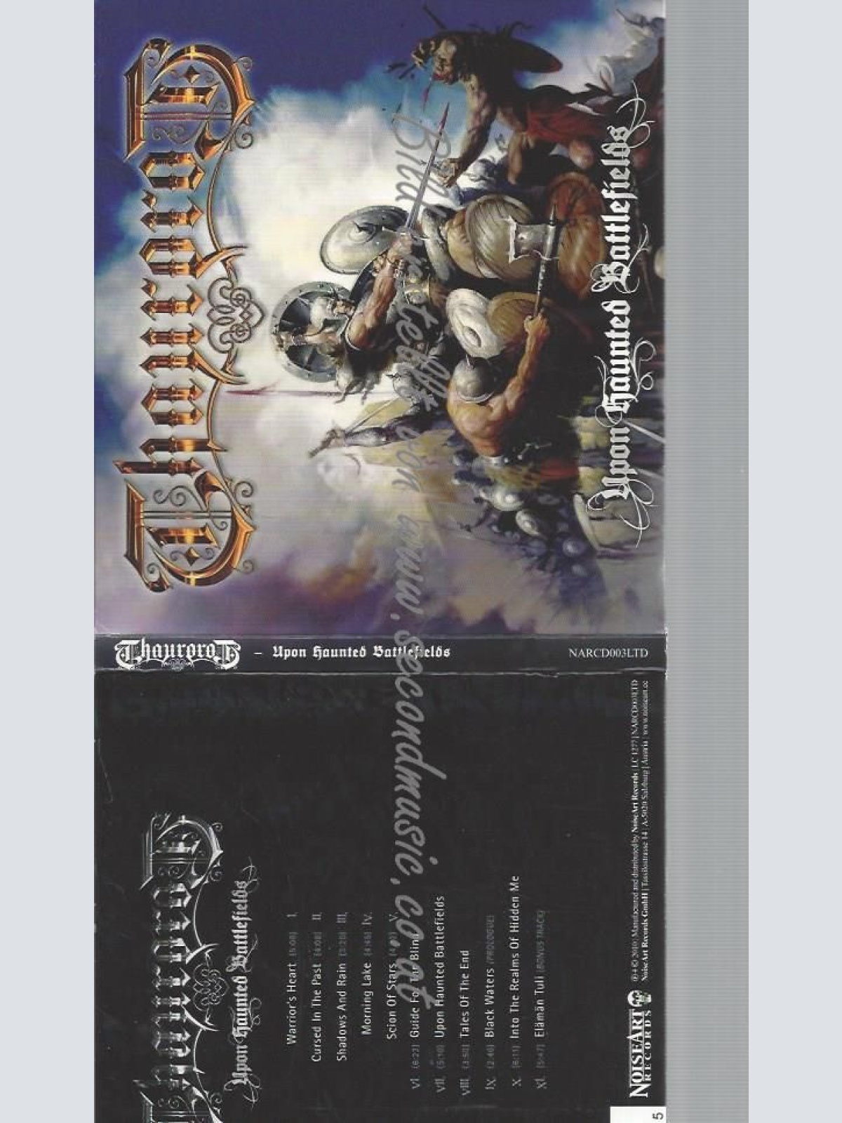 CD--THAUROROD--UPON HAUNTED BATTLEFIELDS