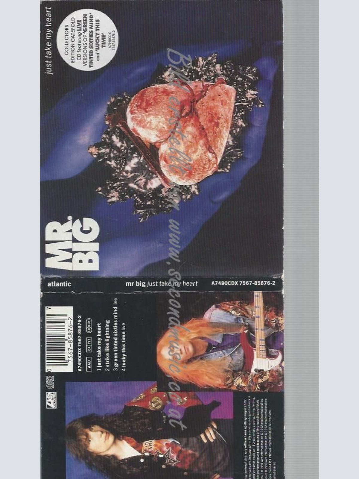 CD--MR. BIG--JUST TAKE MY HEART -DIGI-MAXI