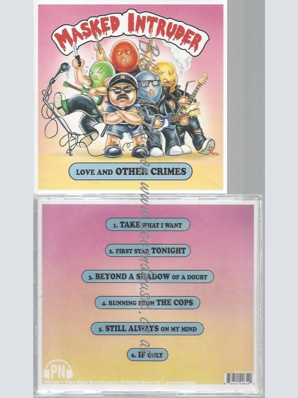 CD--MASKED INTRUDER--LOVE AND OTHER CRIMES