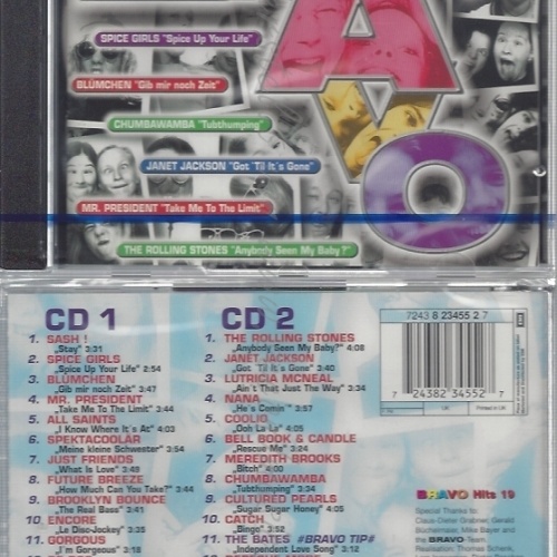 CD--NM-SEALED-VARIOUS ARTISTS -1997- - DOPPEL-CD -- BRAVO HITS 19