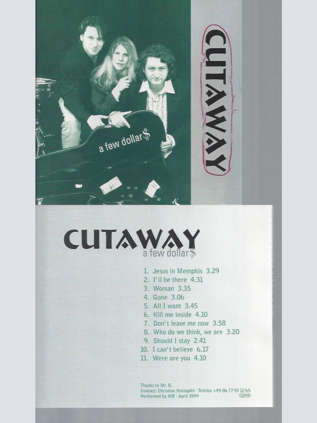 CD--CUTAWAY A FEW DOLLAR $