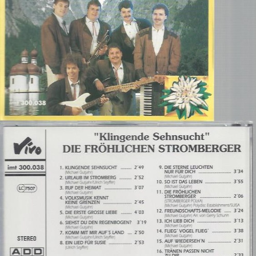 CD-DIE FRÖHLICHEN STROMBERGER KLINGENDE SEHNSUCHT