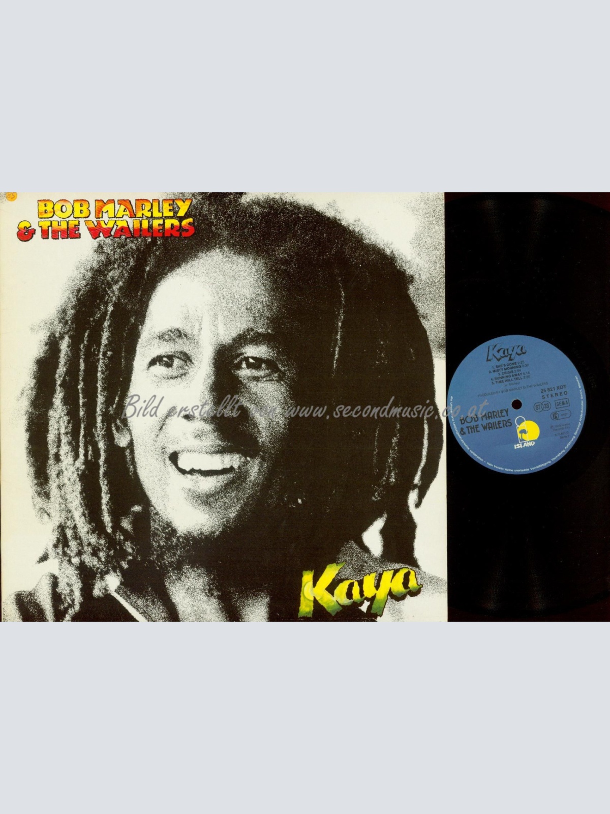LP--BOB MARLEY AND THE WAILERS KAYA