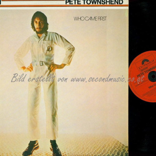 LP--PETE TOWNSHEND WHO CAME FIRST // W GERMANY