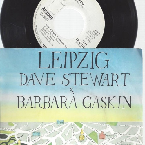 7" DAVE STEWART & BARBARA GASKIN LEIPZIG