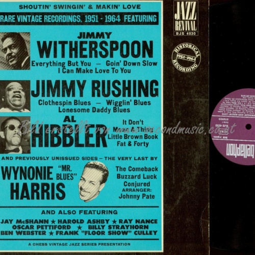 LP-- BLUES SHOUTIN SWINGING AND MAKIN LOVE //JIMMY RUSHING --VARIOUS /BJS 4030