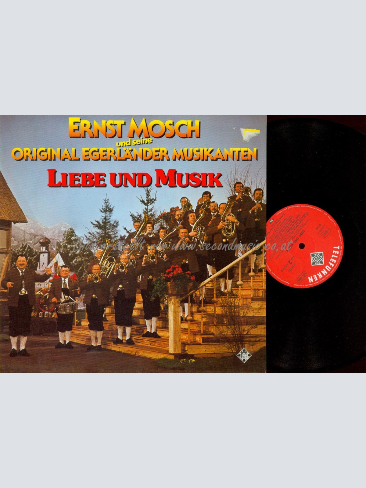 LP--ERNST MOSCH LIEBE UND MUSIK // TELEFUNEKN