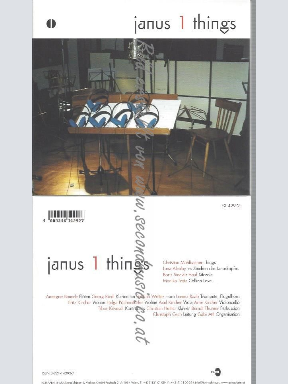 CD--JANUS 1  UND MÜHLBACHER--THINGS