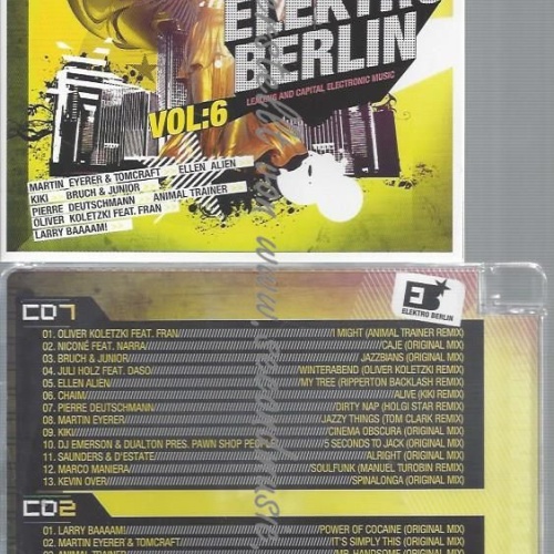 CD--VARIOUS--ELEKTRO BERLIN VOL.6 | DOPPEL-CD