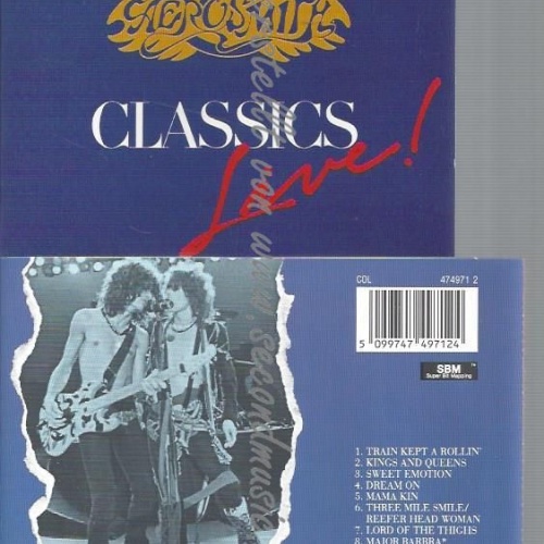 CD--AEROSMITH--CLASSICS LIVE