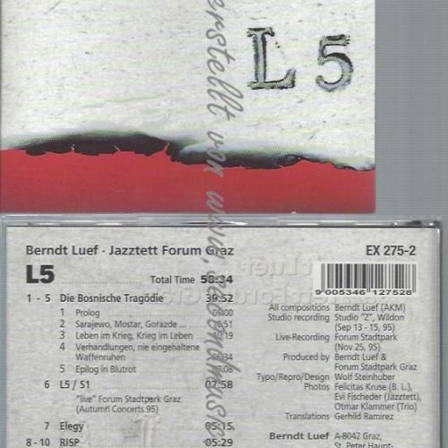 CD--LUEF,BERNDT--JAZZTETT FORUM GRAZ L5