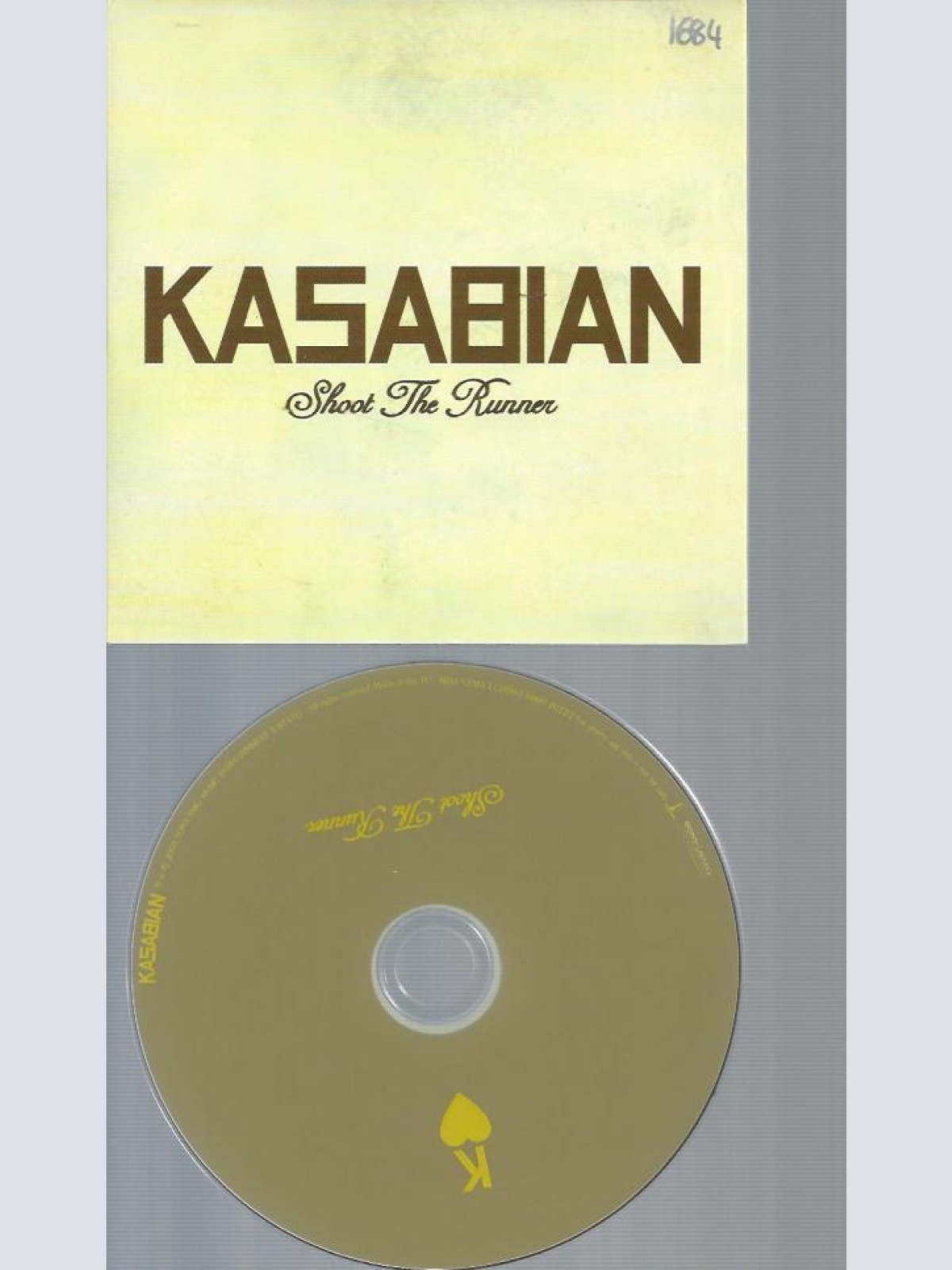 CD--KASABIAN SHOOT THE RUNNER // PROMO