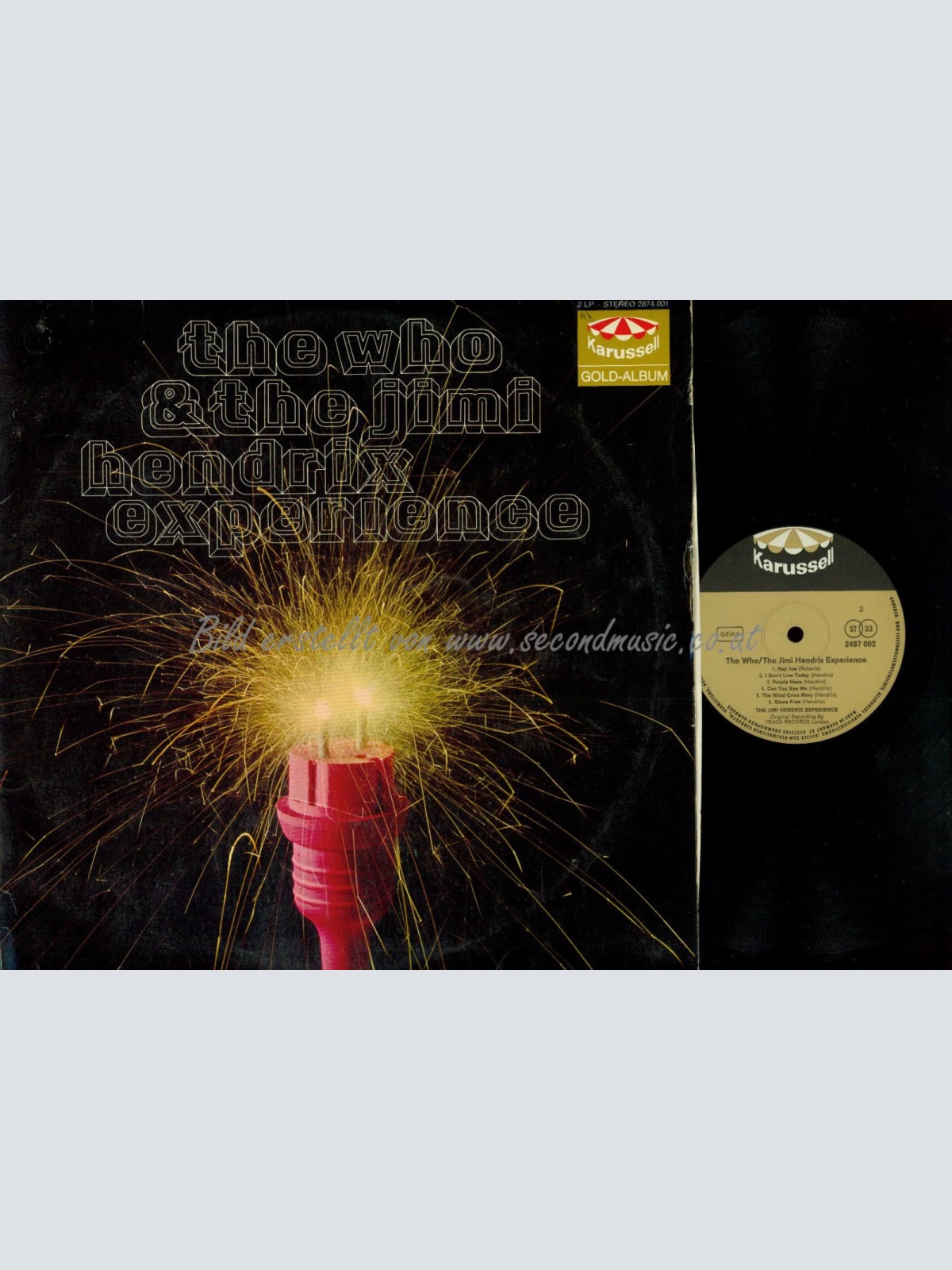 DLP--THE WHO JIMI HENDRIC EXPERIENCE // GOLD KARUSSELL GERMANY