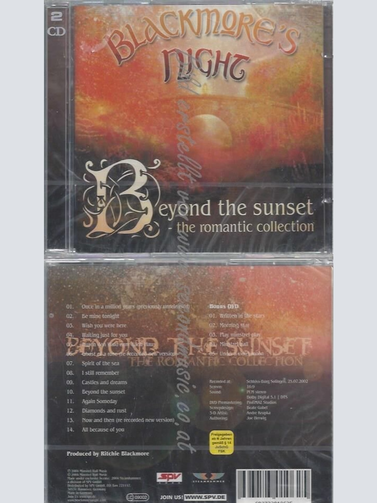 CD--BLACKMORE'S NIGHT--BEYOND THE SUNSET -- THE ROMANTIC COLLECTION | CD+DVD