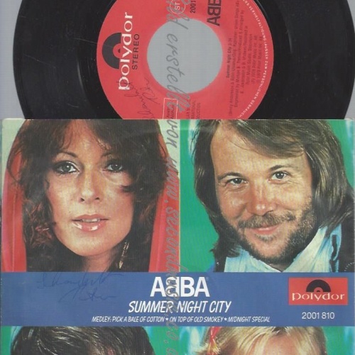 7" ABBA --SUMMER NIGHT CITY-- AUSTRO MECHANA