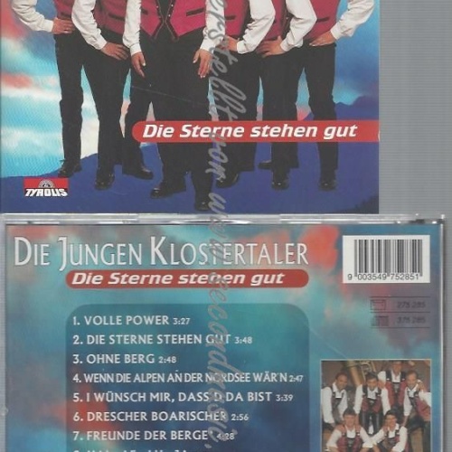CD--DIE JUNGEN KLOSTERTALER--DIE STERNE STEHEN GUT