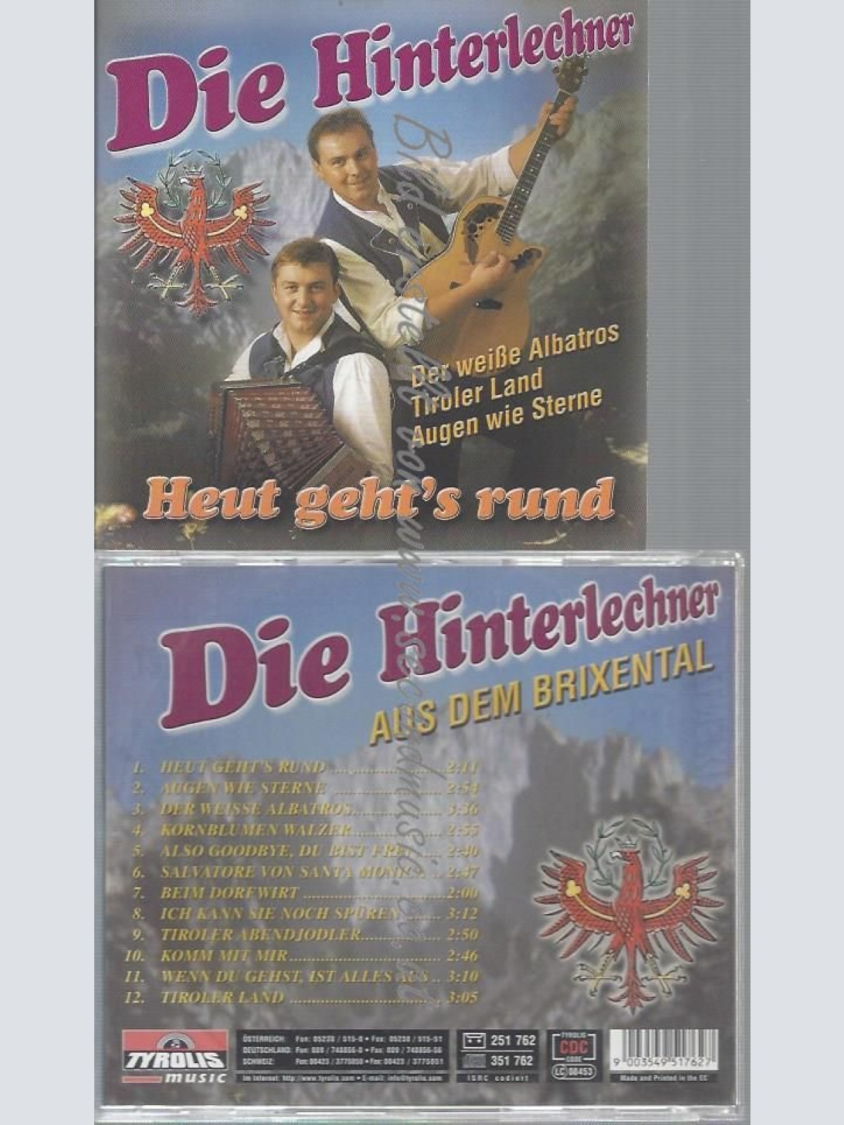 CD--HINTERLECHNER,DIE--HEUT GEHT'S RUND