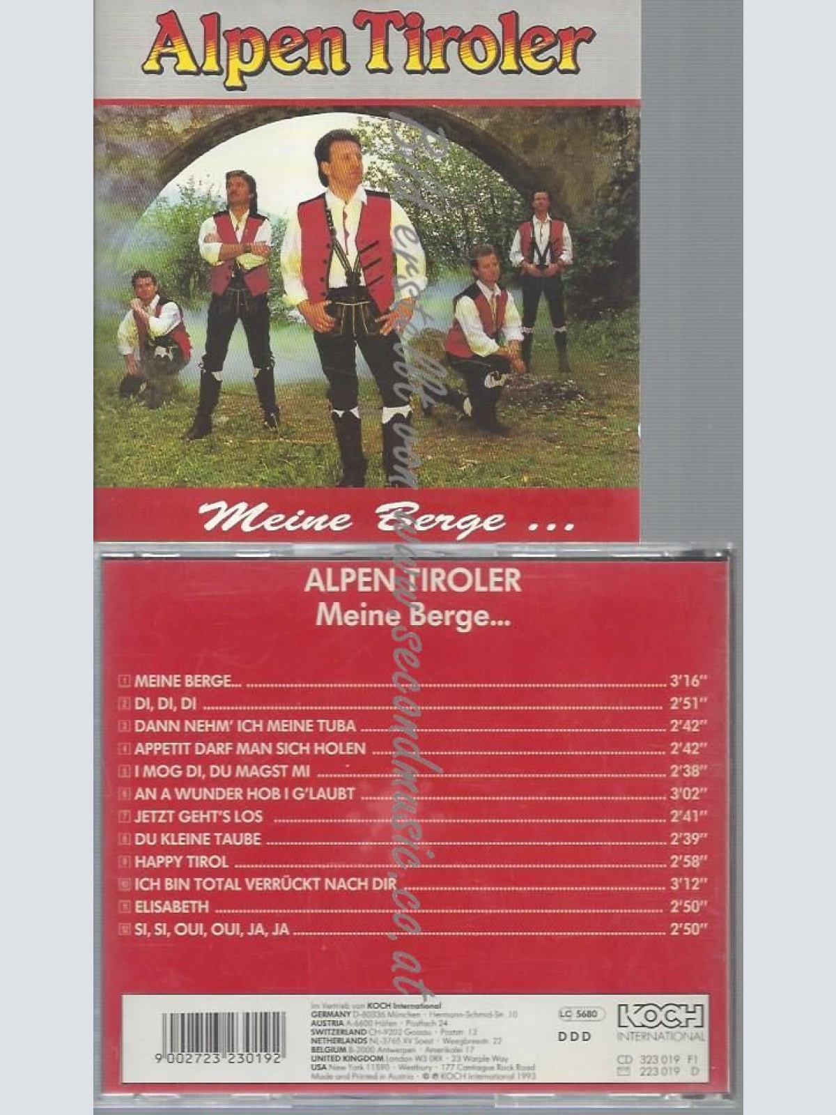 CD--ALPEN TIROLER--MEINE BERGE...
