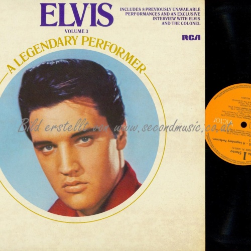 LP--ELVIS PRESLEY  A LEGENDARY PERFORMER VOLUME 3