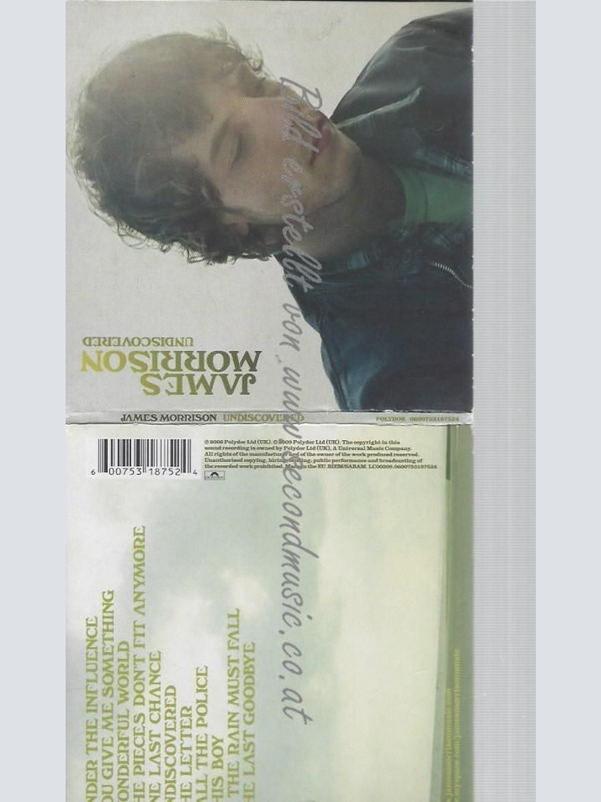 CD--JAMES MORRISON--UNDISCOVERED -ECOPAK-