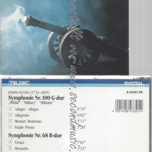 CD--HAYDN UND HARNONCOURT--SYNPHONIE N° ET N° "MILITAIRE"