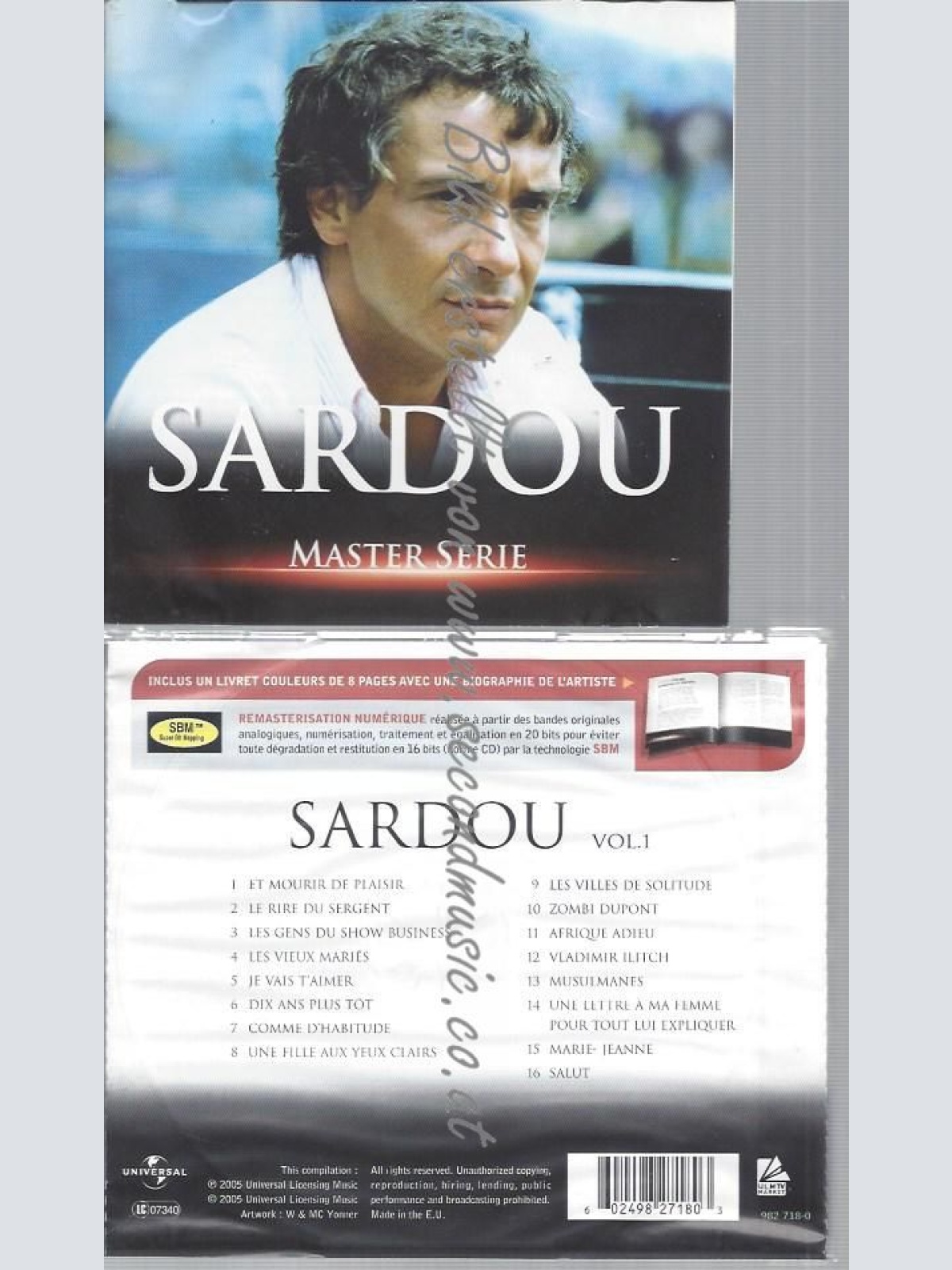 CD--MICHEL SARDOU--MASTER SERIE VOL.