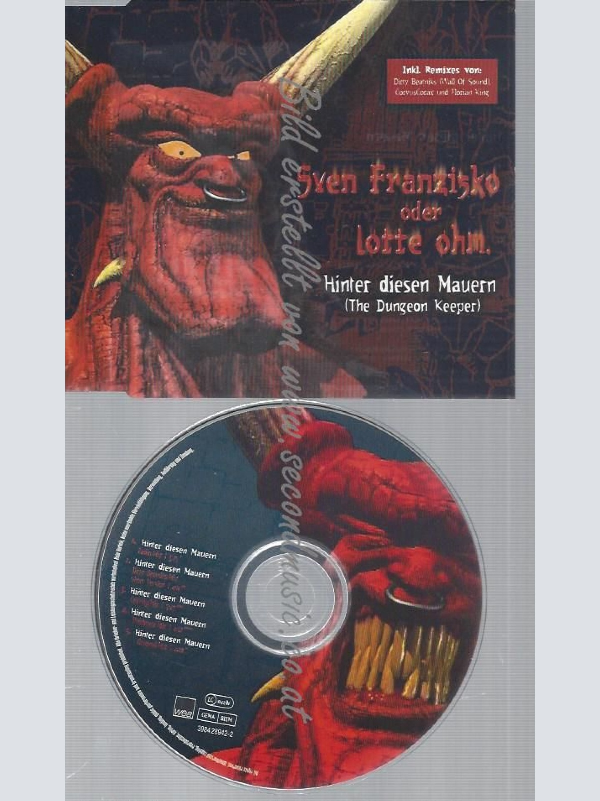 CD--SVEN FRANZISKO ODER LOTTE OHM--HINTER DIESEN MAUERN