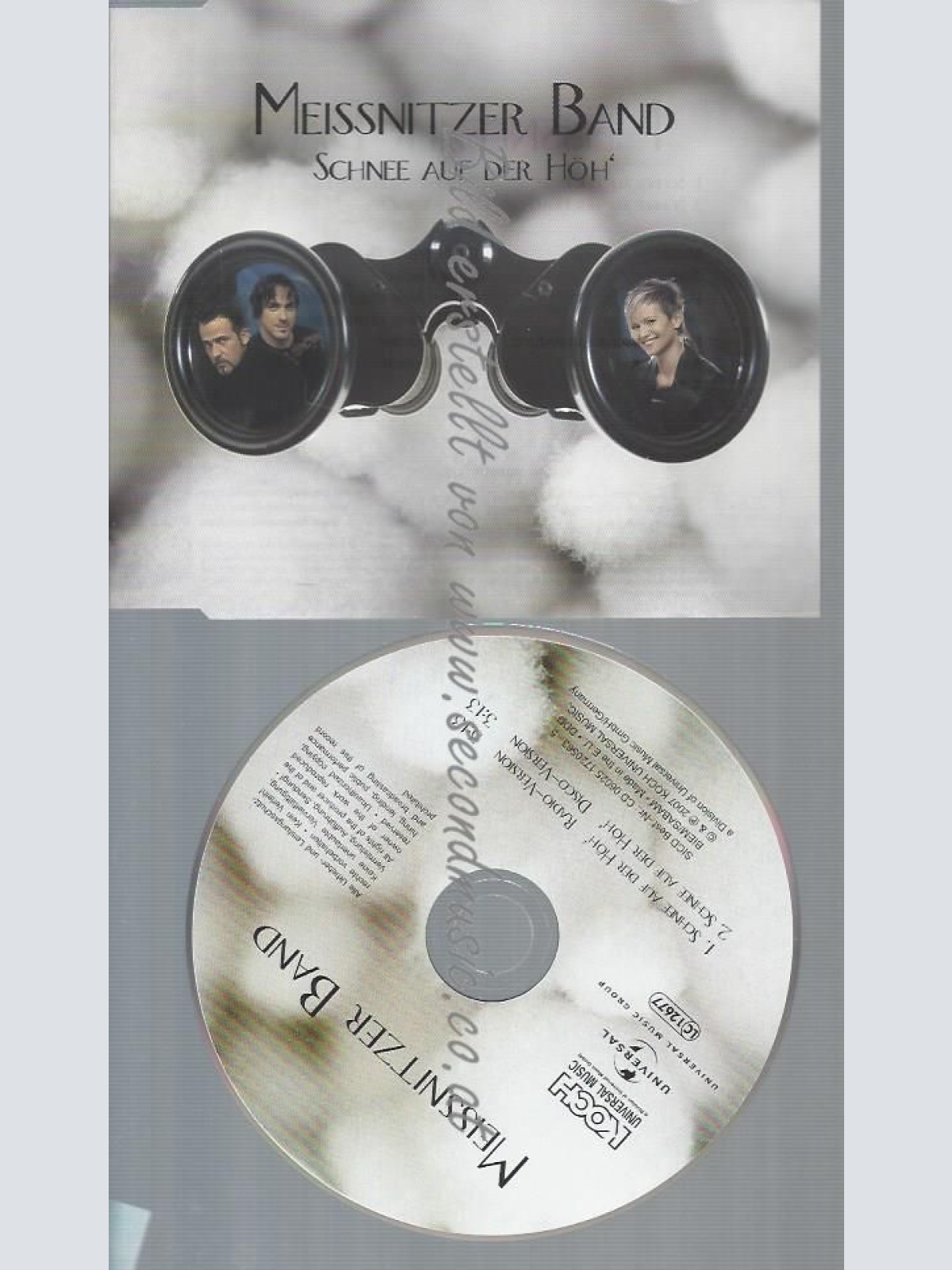 CD--MEISSNITZER BAND--SCHNEE AUF DER HÖH'