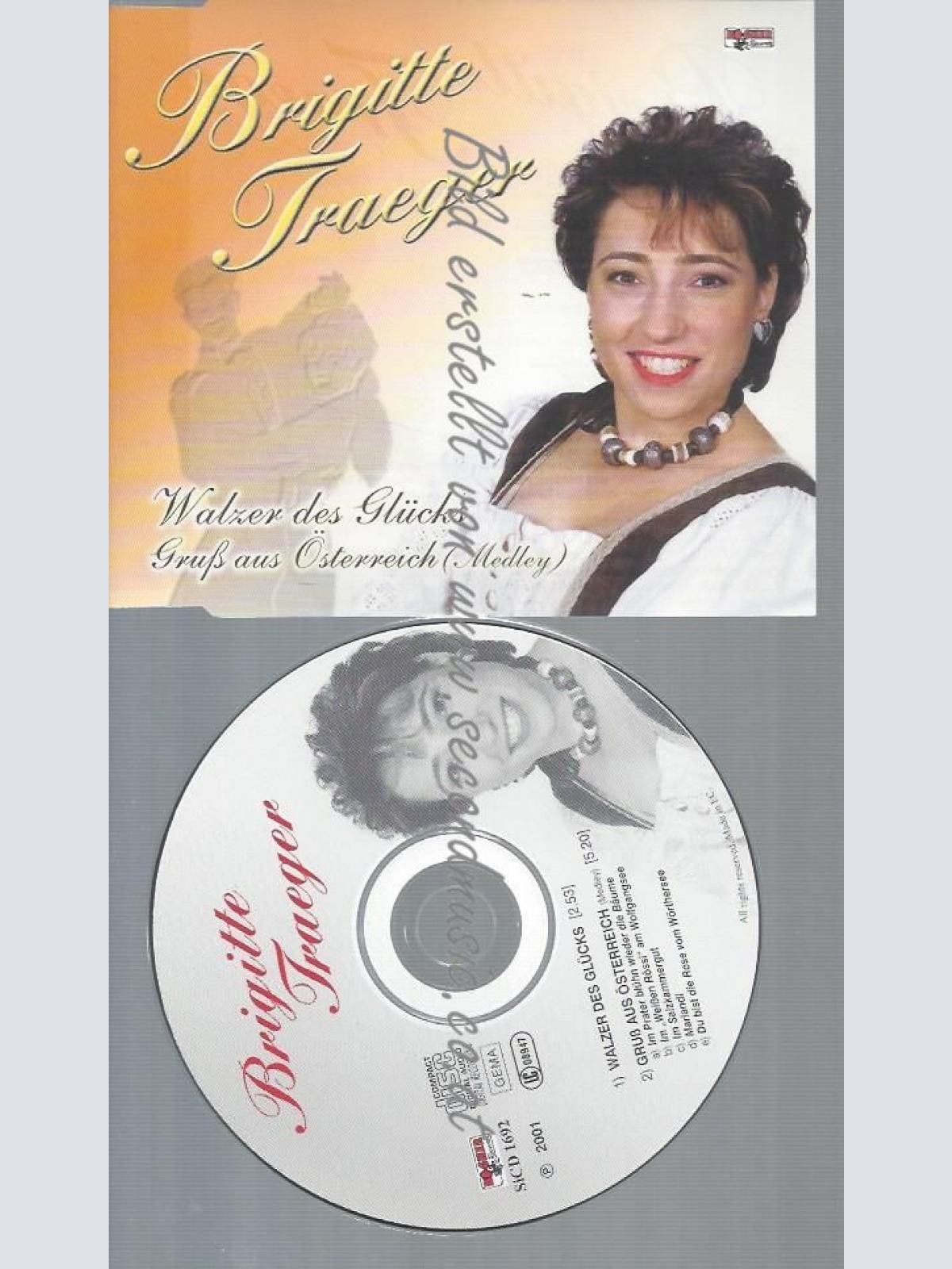 CD--BRIGITTE TRAEGER--WALZER DES GLÜCKS