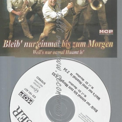 CDDIE TRENSER --BLEIB NUR EINMAL BIS ZUM MORGEN