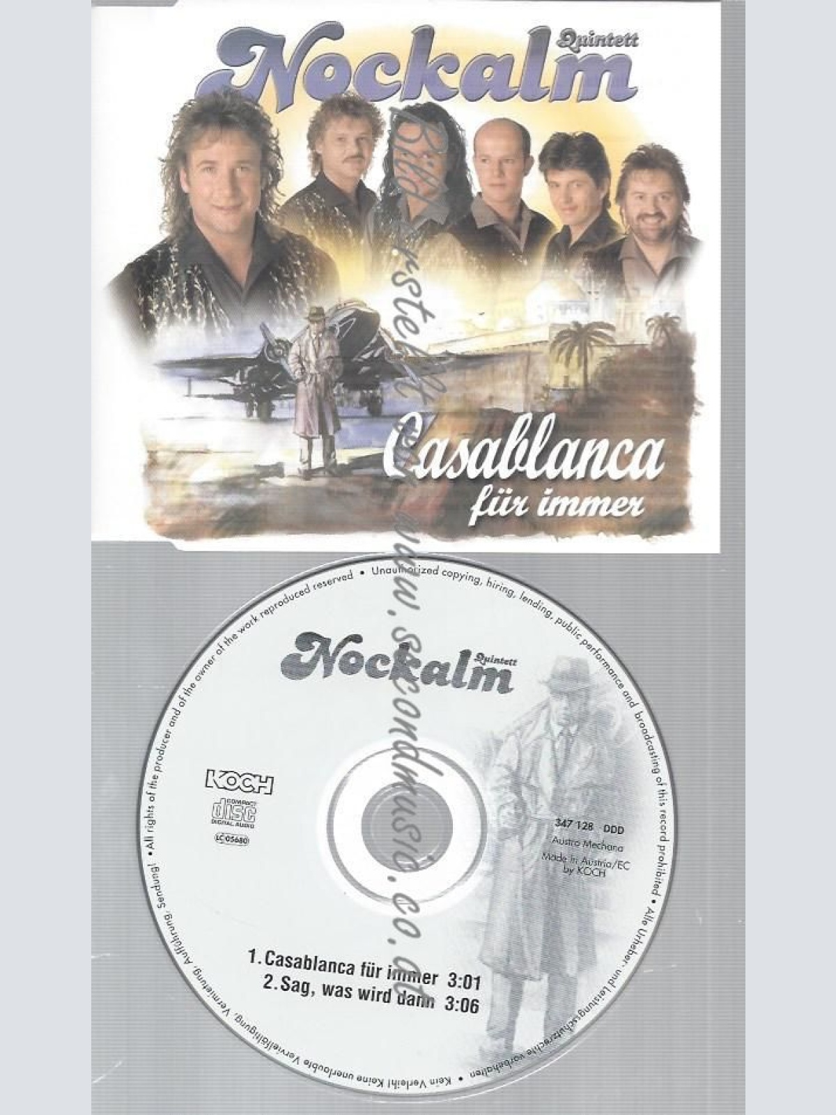 CD--NOCKALM QUINTETT--CASABLANCA FÜR IMMER