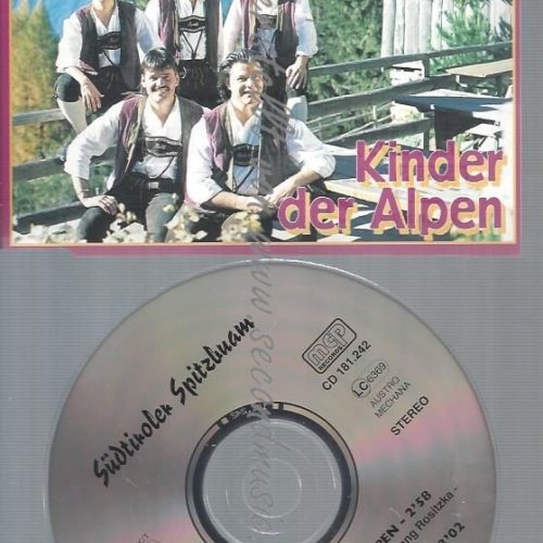 CD--ORIG. SÜDTIROLER SPITZBUAM--KINDER DER ALPENSINGLE