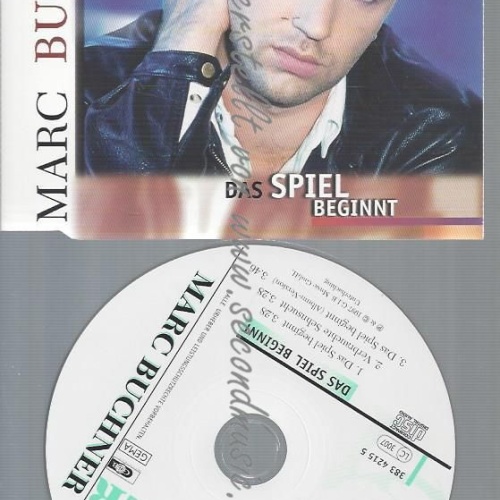 CD--MARC BUCHNER--DAS SPIEL BEGINNT