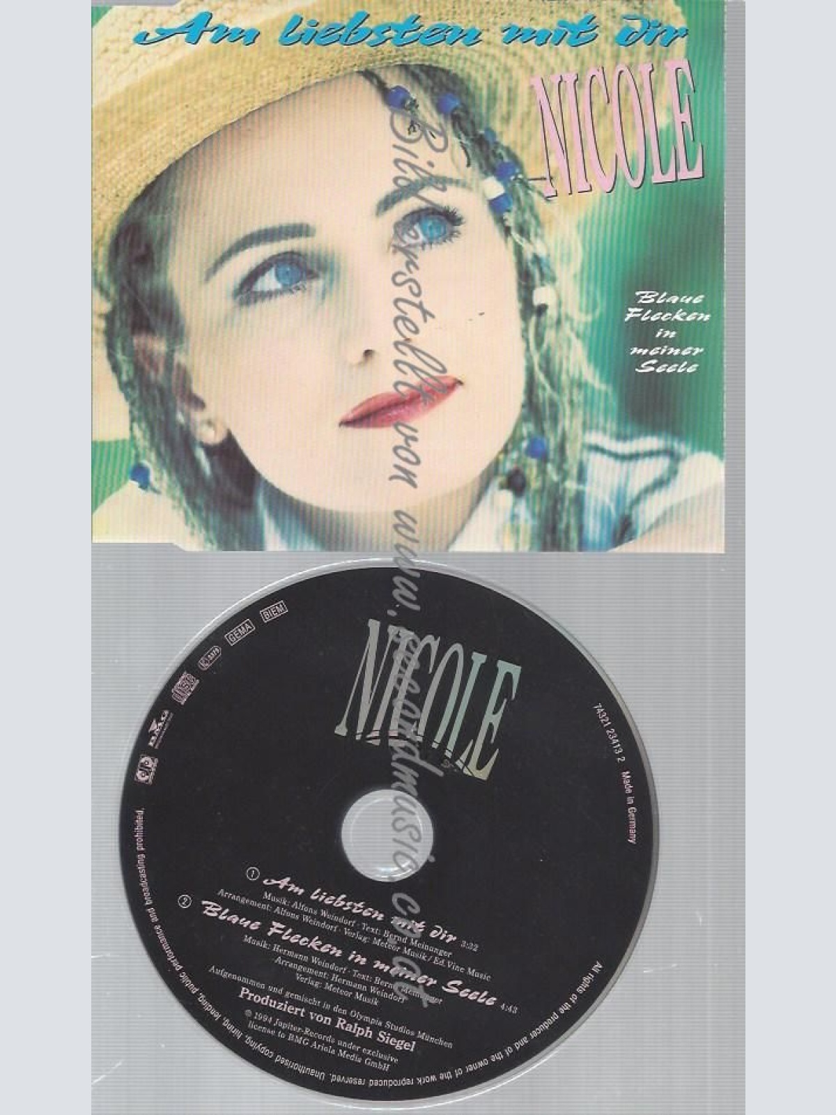 CD--NICOLE -SCHLAGER---AM LIEBSTEN MIT DIR --