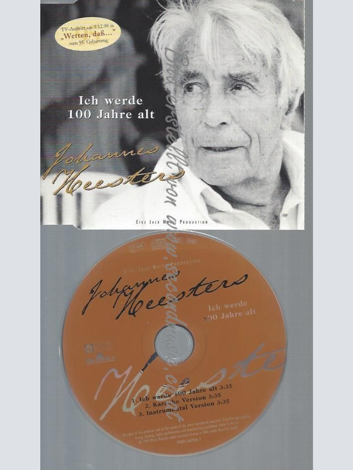 CD--HEESTERS,JOHANNES--ICH WERDE 100  JAHRE ALT