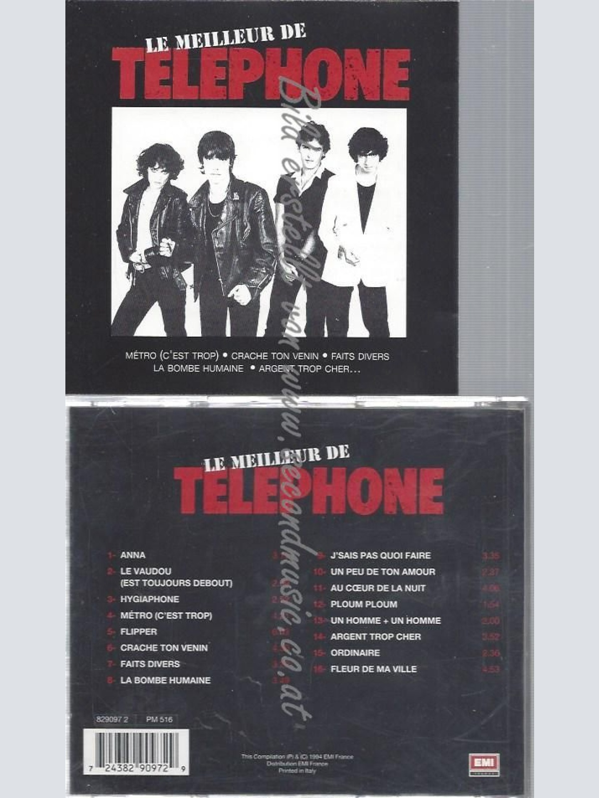 CD--TELEPHONE--LE MEILLEUR DE TELEPHONE