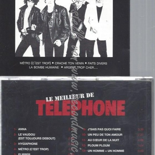 CD--TELEPHONE--LE MEILLEUR DE TELEPHONE