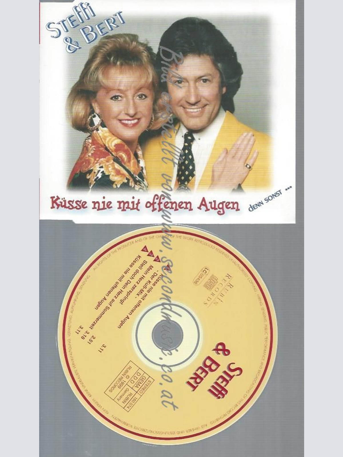 CD--STEFFI & BERT --KÜSSE NIE MIT OFFENEN AUGEN